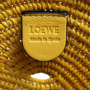 LOEWE ロエベ ペタル バスケットバッグ トートバッグ イエロー オークル A223L52X02 レディース 中古 美品の画像5