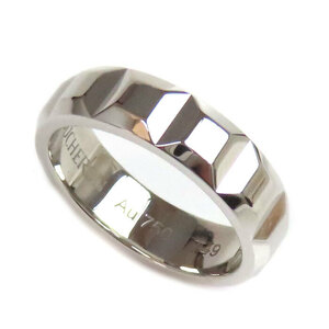 Boucheron Boucheron K18WG белое золото krudo Париж Large кольцо * кольцо JRG0277249 9 номер 49 4.3g женский б/у 