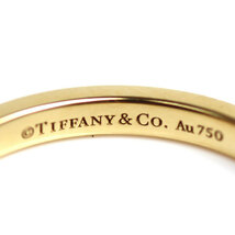 TIFFANY&Co. ティファニー K18YG イエローゴールド クラシックバンド 3P ダイヤ リング・指輪 61001549 ダイヤモンド 9号 中古 美品_画像5
