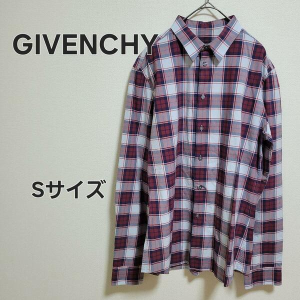 【美品】GIVENCHY ジバンシー チェックシャツ Sサイズ