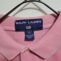 ラルフローレン Ralph Lauren ポロシャツ Lサイズ ピンク_画像4