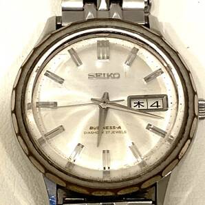 【現状品】SEIKO セイコー BUSINESS-A DIASHOCK 27JEWELS 腕時計 自動巻き 8346 9010 ケースなしの画像6