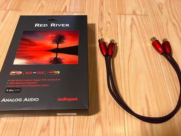 AUDIOQUEST Red River XLR 0.5m ②