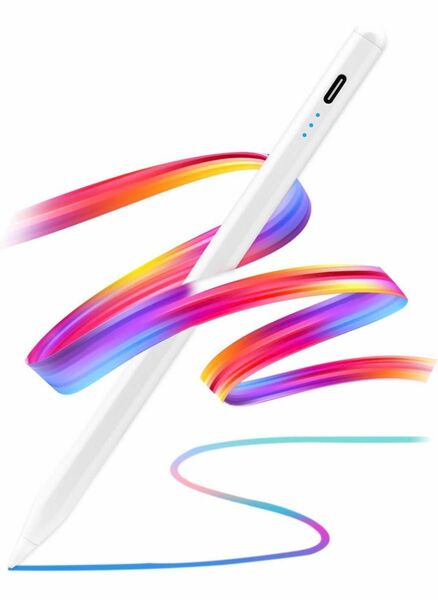 iPad タッチペン 急速充電 スタイラスペン 高感度 pencil 傾き感知