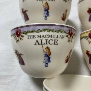 不思議の国のアリス THE MACMILLAN 陶器 カップ 5色セット マクミラン MAEBATA マエバタ フリーカップの画像3