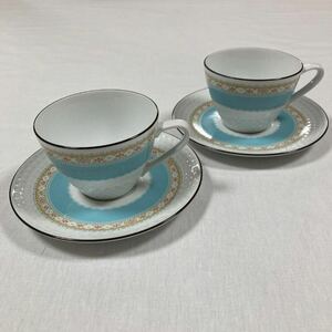 ノリタケNoritake HUMMING BLUE ティーカップ＆ソーサーセットカップ ソーサー