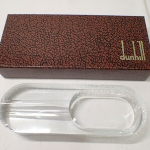 k4652 / dunhill ダンヒル シガー 灰皿 クリスタル 葉巻 喫煙 箱付 現状品の画像1