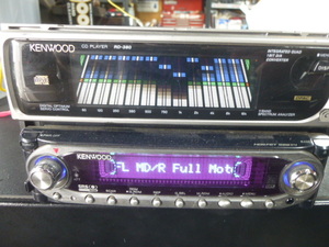 ☆KENWOOD ケンウッド　ｆ-ＭＤ07 RD-380 CD&MD スペアナ イコライザー☆