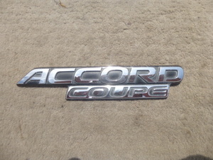 ☆ホンダ純正エンブレム CDアコード クーペ JDM ストック CD7 CD8 ACCORD COUPE☆