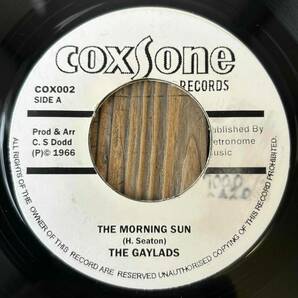 ★美盤！再発でも激レア！Killer【The Gaylads - The Morning Sun / Winston & Bibby - Talk To Much】7inch Studio One / Coxsone Reissueの画像1