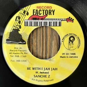 ★1995！ド渋のSWING EASY riddim！マイナー曲ながら激おススメ！【Sanchez - Be With I Jah Jah】7inch Record Factory JAの画像1