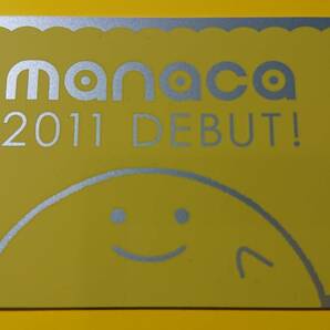 【送料無料】manaca 2011 DEBUT! マナカ 2011 デビュー 名古屋市交通局 台紙付き 未使用品の画像1