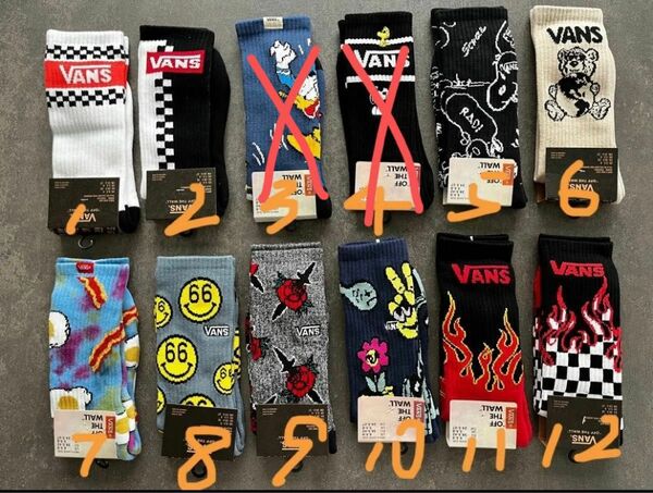 VANS　SOCKS バンズ　ソックス　靴下　3足セット価額