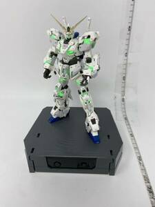 RG 1/144 ガンダムベース限定 RX-0 ユニコーンガンダム (デストロイモード) Ver.TWC (LIGHTING MODEL) 簡単フィニッシュ 完成品 現状品 