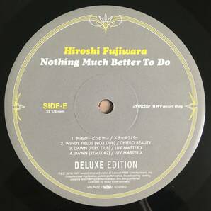 【高音質 リマスター盤 3LP 美品】 藤原ヒロシ / Nothing Much Better To Do : Deluxe Edition (HRLP020-22) 検 Hiroshi Fujiwara レコードの画像9