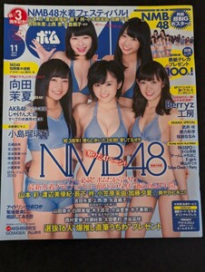 BOMBbom2013 year 11 month number Nov. Yamamoto Sayaka ... unused both sides BIG poster attaching NMB48 Berryz atelier 