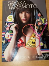 山本彩 写真集 SY 特典生写真3枚 週刊プレイボーイ 2015年3月2日 No.9 レスリー・キー NMB48 AKB48 さや姉_画像1