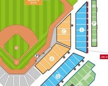 2024/5/22(水) 北海道日本ハムファイターズVSオリックスバファローズ 2枚組　エスコンフィールド 1塁側　FIELD LEVEL 　SEC.119 ペア_画像3