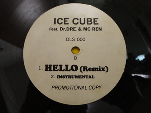Ice Cube ft. Dr. Dre, Mc Ren - Hello (Remix) レア音源 メロウGangsta 12EP De La Soul / Oooh! (Remix) 収録　視聴