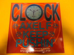 Clock - Axel F オリジナル原盤 12 アッパーPOP EUROダンス 名曲エレクトロ・カバー Keep Pushin' 収録　視聴