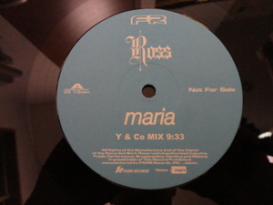 Ross - Maria Y&Co Remix レア POP EUROダンス PROMO 12 FIFTB ENTITY - MONTITI TRAXX 