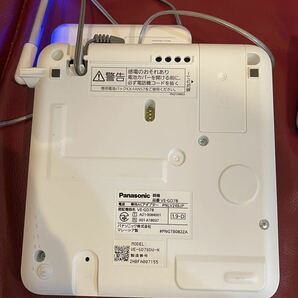 美品 パナソニック Panasonic 留守番 電話機 受話器コードレスタイプ VE-GD78-N 温度湿度アラーム 迷惑電話対策 子機 2台付き の画像9