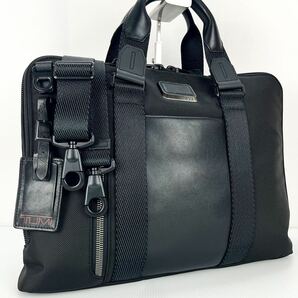 【美品】TUMI ALPHA BRAVO AVIANO SLIM トゥミ アヴィアーノ 2way ブリーフケース ビジネスバッグ ナイロン 黒 ブラック メンズ A4収納可の画像1