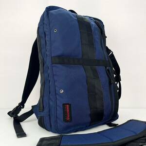 [ rare records out of production ]BRIEFING M3 LINER Briefing liner 3WAY business bag Day Pack rucksack midnight blue USA made men's 