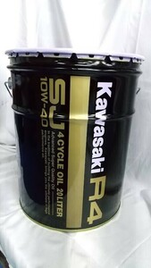 カワサキ R4　 SJ　 10W-40　 20Lペール缶　 J0248-0001　20240420
