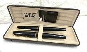 MONTBLANC モンブラン 万年筆 ペン先 585刻印 ケース付き 2本セット 中古 fah 3J039S