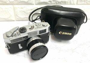 Canon Canon MODEL 7 range finder film camera CANON LENS 50mm 1:1.4 lens shutter OK case attaching fah 4H560S