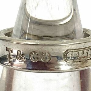 TIFFANY&Co. ティファニー リング 指輪 1837 シルバー925 アクセサリー 19号 fah 4A932の画像4