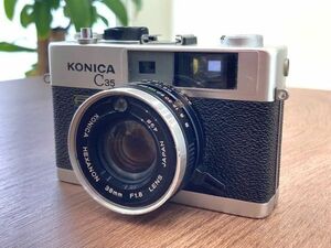 Konica コニカ C35 FD フィルムカメラ コンパクトカメラ+HEXANON 38mm F1.8 レンズ シャッターOK fah 4A948