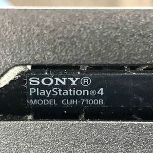 SONY PlayStation 4 CUH-7100B PS 4Pro プレステ4 本体 箱 セット 1TB ブラック 通電確認済 おまけ『DETROIT』fah 5A011の画像5