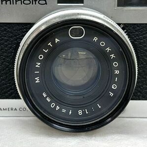 minolta ミノルタ AL-E ROKKOR-QF 1:1.8 f＝40mm MINOLTA 動作未確認 カメラ レンズ 中古 fah 3K320の画像6