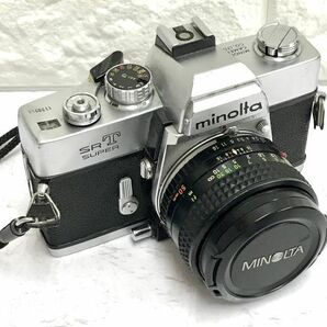 minolta ミノルタ SRT SUPER 一眼レフ フイルムカメラ MINOLTA MC ROKKOR-PF 1:1.7 f=50mm レンズ シャッターOK fah 4S080の画像1