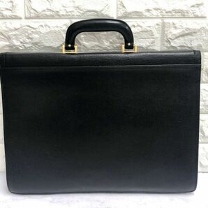 BALLY バリー ビジネスバッグ 書類鞄 ブリーフケース 2way ショルダー メンズ レザー ブラック 黒 保存袋付 fah 3S233の画像3