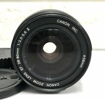 Canon キヤノン ZOOM LENS EF 28-80mm 1:3.5-5.6 Ⅱ 58ｍｍ 75-300ｍｍ 1:4-5.6 Ⅲ レンズ2点 動作未確認 fah 4S197_画像3