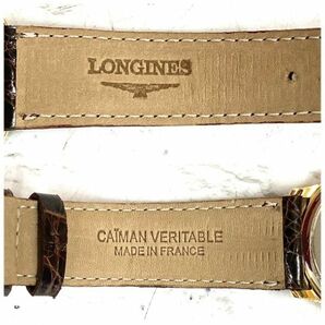 LONGINES ロンジン グランドクラシック L4.677.2 ゴールドカラー文字盤 クオーツ メンズ 腕時計 箱付き fah 4A964の画像9
