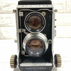 MAMIYA C3 マミヤ PROFESSIONAL 二眼レフ 蛇腹フィルムカメラ 1:2.8 f=80㎜ 動作未確認 fah 4A923の画像1