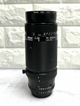 NIKON ニコン AF NIKKOR 75-300mm 1：4.5-5.6 動作未確認 レンズ 中古 fah 4K332_画像2