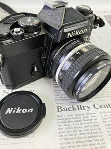 Nikon ニコン FE 一眼レフフィルムカメラ Nikon NIKKOR 50mm 1:1.4 レンズ 動作未確認 fah 2B025