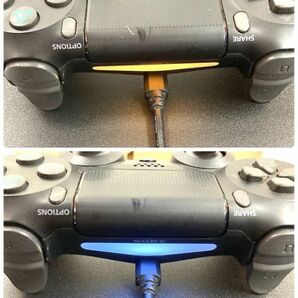 SONY PlayStation 4 CUH-7100B PS 4Pro プレステ4 本体 箱 セット 1TB ブラック 通電確認済 おまけ『DETROIT』fah 5A011の画像8