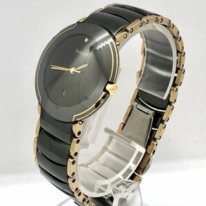 RADO ラドー ダイアスター 129.0300.3 クオーツ 動作品 ハイテックセラミック メンズ 腕時計 fah 4H315Sの画像1