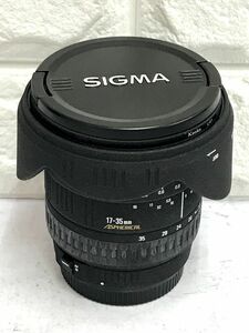 SIGMA シグマ 17-35mm F2.8-4 EX DG HSM ASPHERICAL レンズ フード付 動作未確認 中古 fah 4J945S