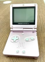 任天堂 Nintendo ニンテンドー GAMEBOY ゲームボーイ アドバンスSP 本体 AGS-001 パールピンク 動作未確認 fah 4A913_画像8