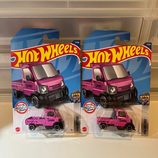 ホットウィール (Hot Wheels) ベーシックカー マイティ K HHF12 ピンク 2個セット