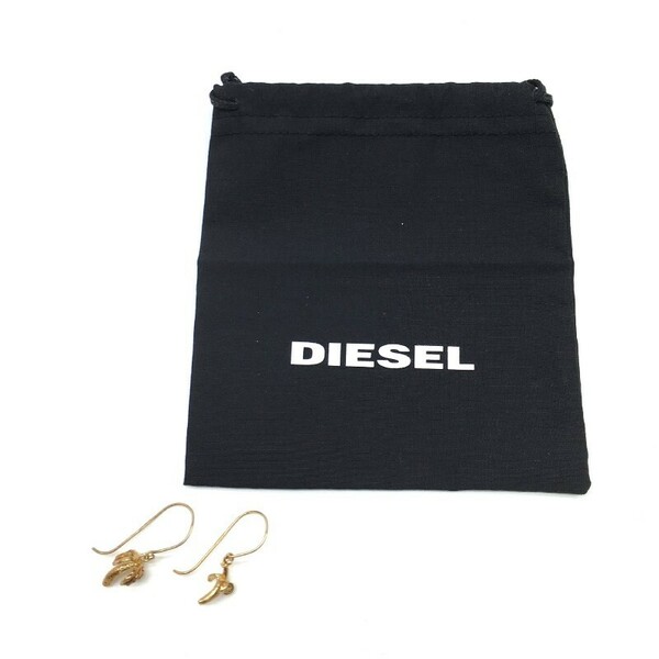 レディース DIESEL ピアス ゴールド バナナ ヤシの木 アクセサリー 小物 カジュアル お出かけ用 普段用 ディーゼル 【23339】