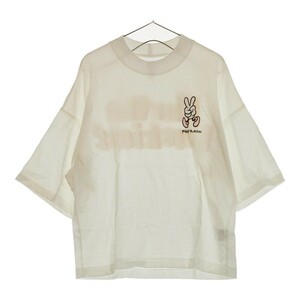 【04649】UNIQLO ユニクロ トップス M Tシャツ 白 プリント かわいい ホワイト UT プリントTシャツ シンプル おしゃれ お出かけ