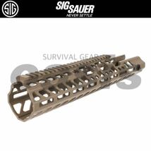 シグ SIG SAUER HANDGUARD SIG MCX ALUMINUM SUPPRESSOR COMPATIBLE DMR-16 IN FDE MLOK 16インチ MLOK ハンドガード FDE 国内正規品 実物_画像1